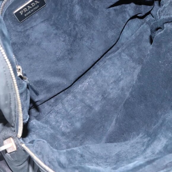 PRADA Hand Bag Nylon Black Auth - Picture 14 of 16